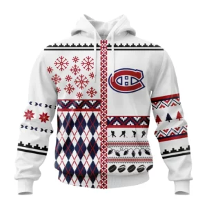 Hoodie NHL Montreal Canadiens, Specialized Unisex Christmas Is Coming V01 QTNHL080524A318HD