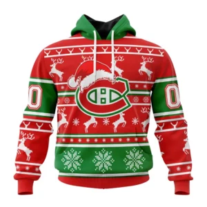 Hoodie NHL Montreal Canadiens, Specialized Unisex Christmas Is Coming V02 QTNHL080524A2961HD