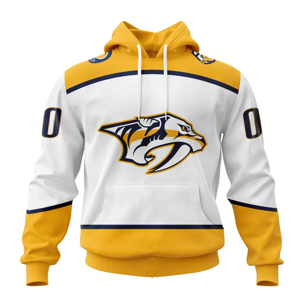 Hoodie NHL Nashville Predators Away Kits QTNHL080524A1693HD