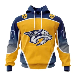 Hoodie NHL Nashville Predators Personalize Gradient Series Concept St2301 QTNHL080524A1347HD