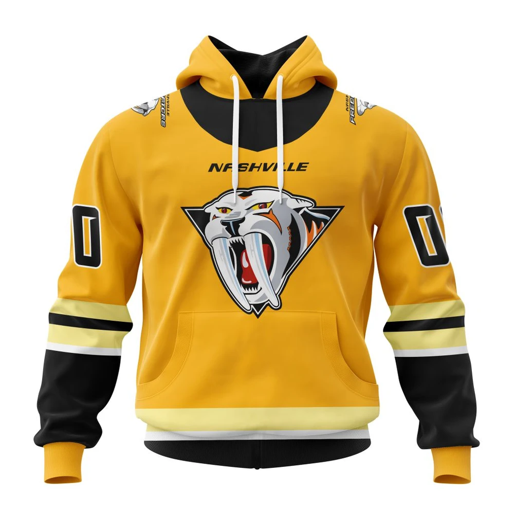 Hoodie NHL Nashville Predators Reverse Retro Kits QTNHL080524A142HD