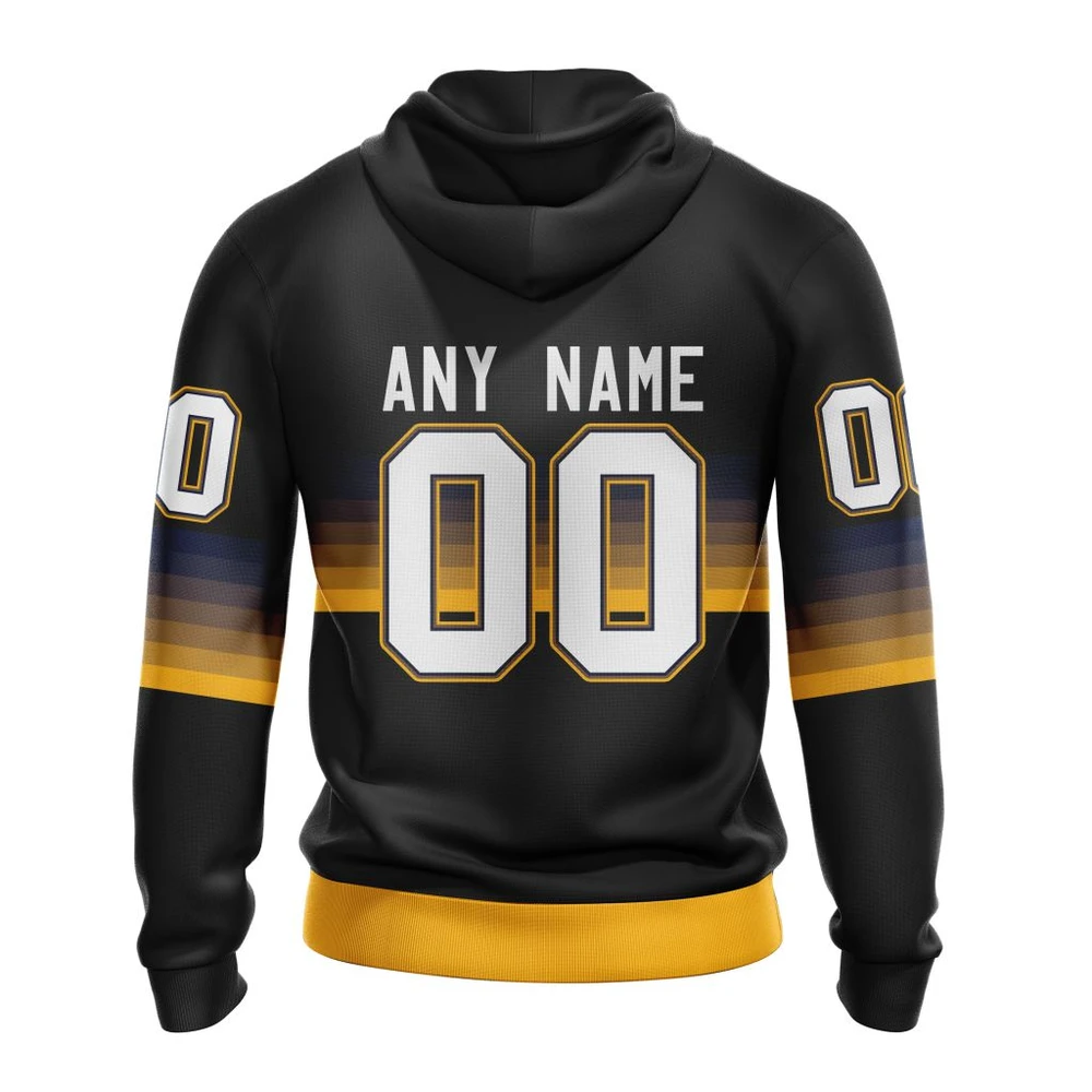 Hoodie NHL Nashville Predators Special Black And Gradient Design St2301 QTNHL080524A1407HD - Image 2