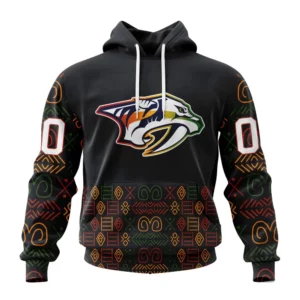 Hoodie NHL Nashville Predators Special Design For Black History Month St2401 QTNHL080524A1057HD