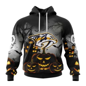 Hoodie NHL Nashville Predators Special Design For Halloween St2302 QTNHL080524A1995HD