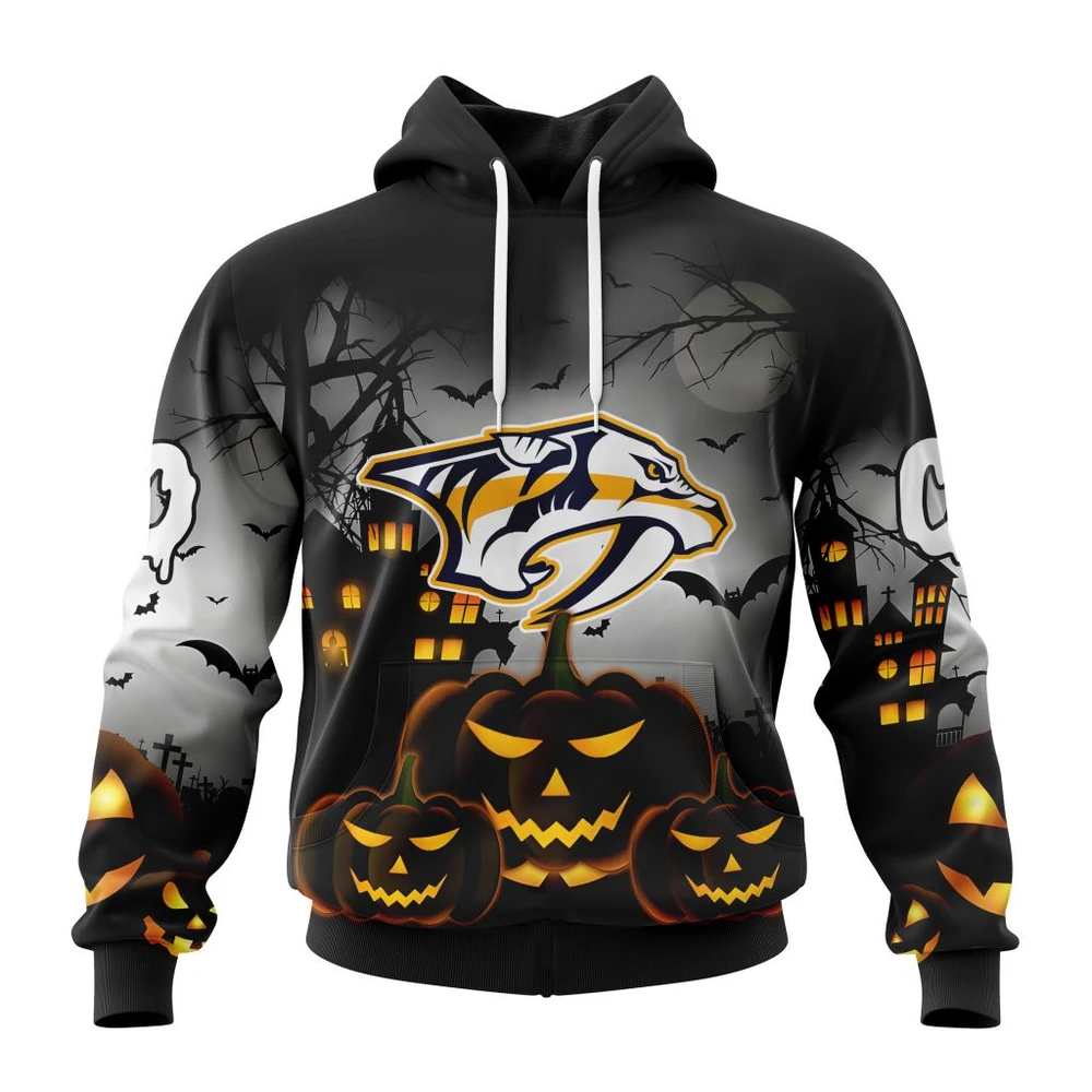 Hoodie NHL Nashville Predators Special Design For Halloween St2302 QTNHL080524A1995HD