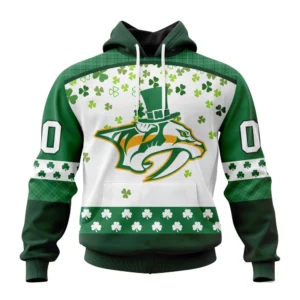 Hoodie NHL Nashville Predators Special Design For St. Patrick Day St2401 QTNHL080524A1244HD