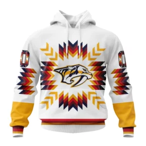 Hoodie NHL Nashville Predators Special Design With Native Pattern St2302 QTNHL080524A1579HD