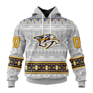 Hoodie NHL Nashville Predators Special Native Design St2302 QTNHL080524A2056HD