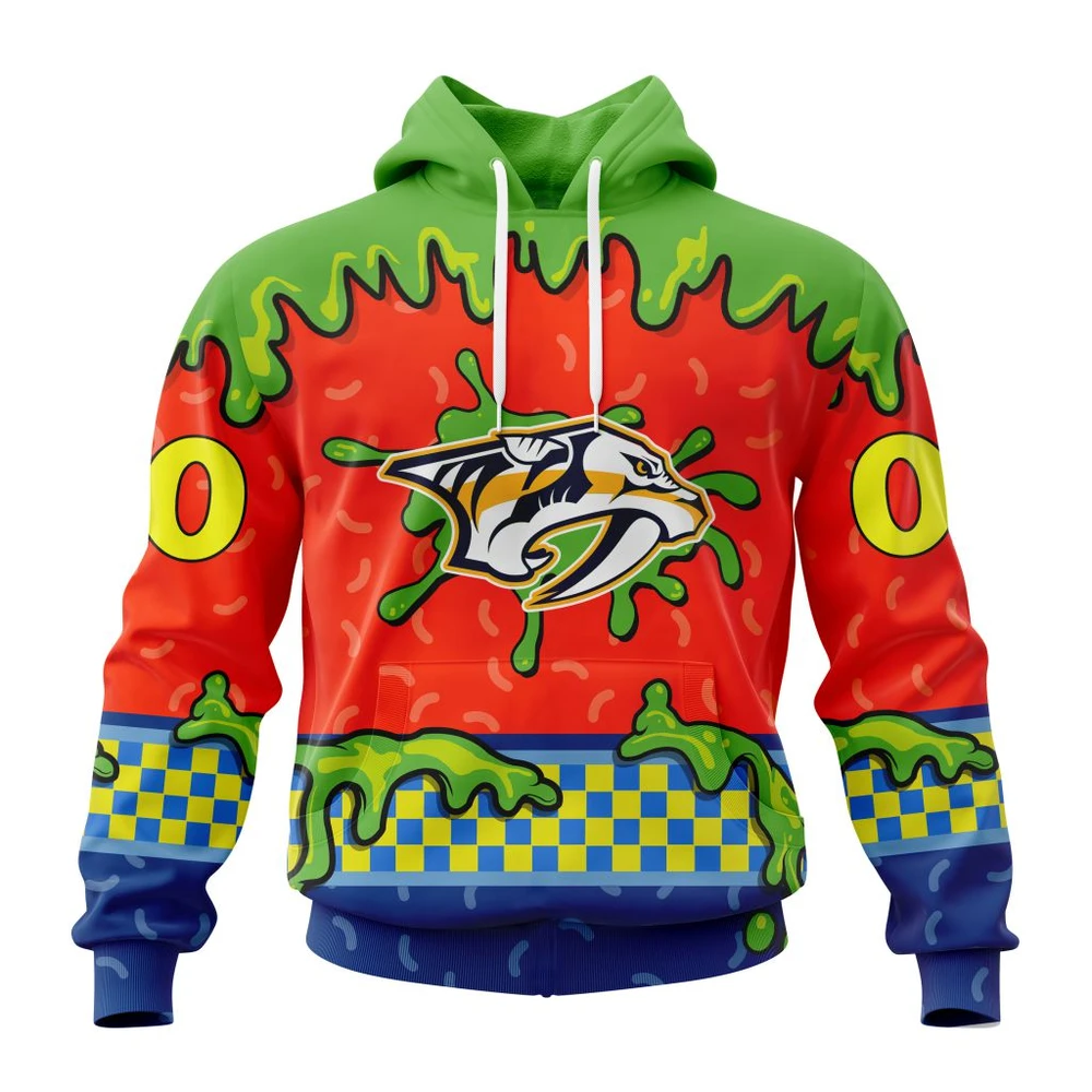 Hoodie NHL Nashville Predators Special Nickelodeon Design St2301 QTNHL080524A1180HD