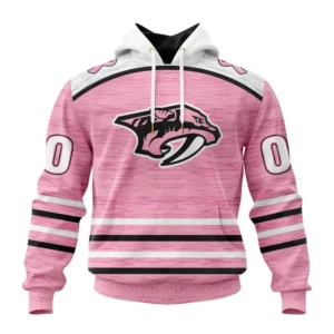 Hoodie NHL Nashville Predators Special Pink Fight Breast Cancer Design St2304 QTNHL080524A1743HD