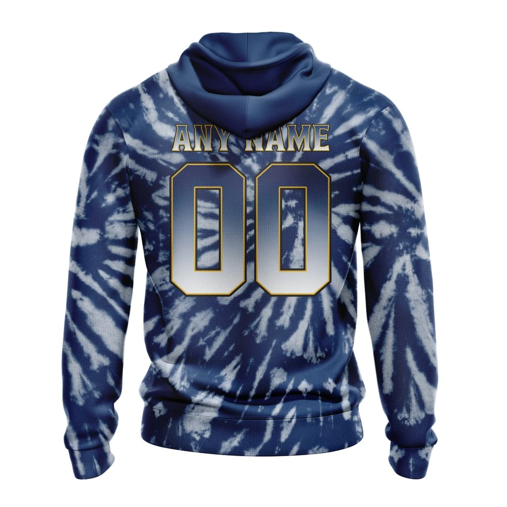 Hoodie NHL Nashville Predators Special Retro Vintage Tie Dye St2201 QTNHL080524A3069HD - Image 2