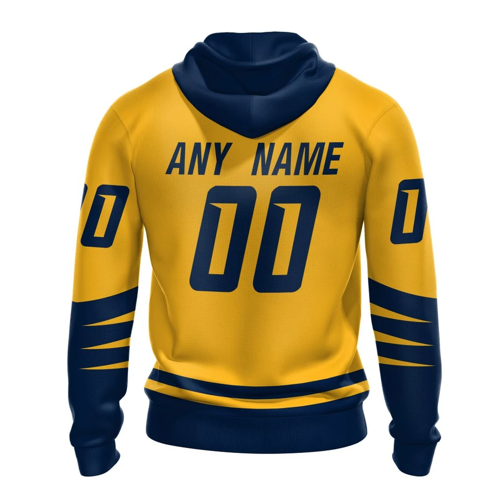 Hoodie NHL Nashville Predators Special Two-Tone Design St2401 QTNHL080524A455HD - Image 2
