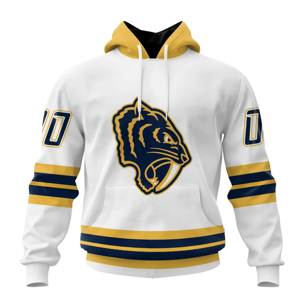 Hoodie NHL Nashville Predators Special Whiteout Design St2401 QTNHL080524A565HD