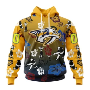 Hoodie NHL Nashville Predators X Hawaii Specialized Design For Hawaiia V0122 QTNHL080524A3780HD