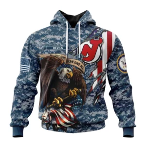 Hoodie NHL New Jersey Devils Honor Us Navy Veterans St2202 QTNHL080524A3151HD