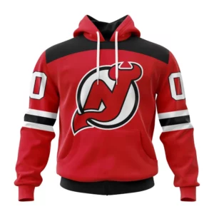 Hoodie NHL New Jersey Devils Personalized Home Kits QTNHL080524A210HD