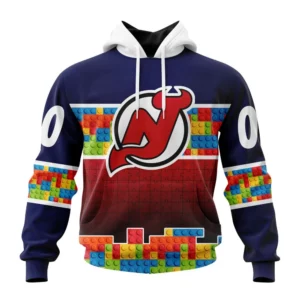 Hoodie NHL New Jersey Devils Special Autism Awareness Design V2301 QTNHL080524A2237HD