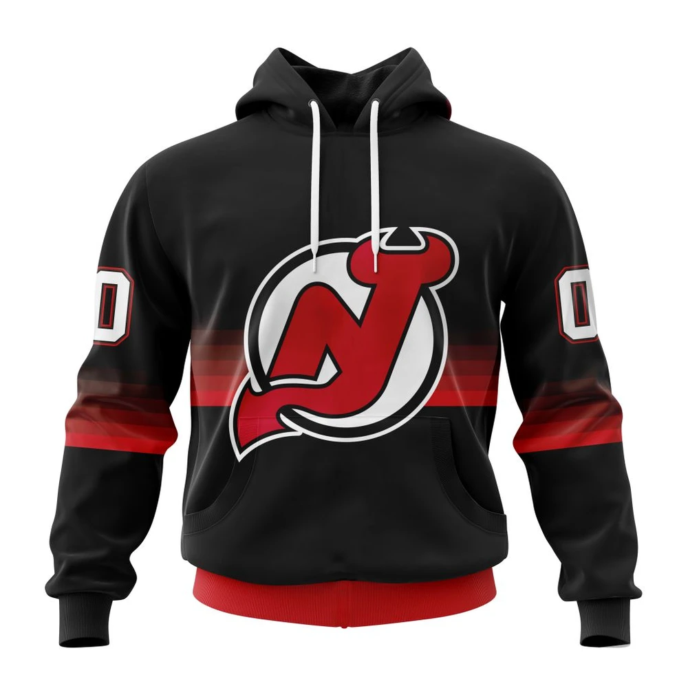 Hoodie NHL New Jersey Devils Special Black And Gradient Design St2301 QTNHL080524A1408HD