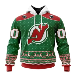 Hoodie NHL New Jersey Devils Special Christmas Apparel St2201 QTNHL080524A3041HD