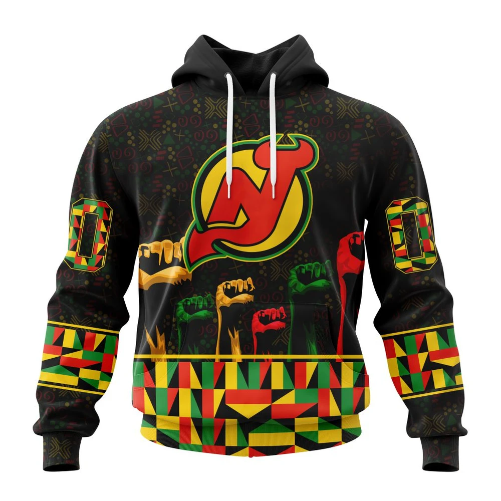Hoodie NHL New Jersey Devils Special Design Celebrate Black History Month St2201 QTNHL080524A2387HD