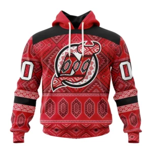 Hoodie NHL New Jersey Devils Special Design With Native Pattern St2303 QTNHL080524A1297HD