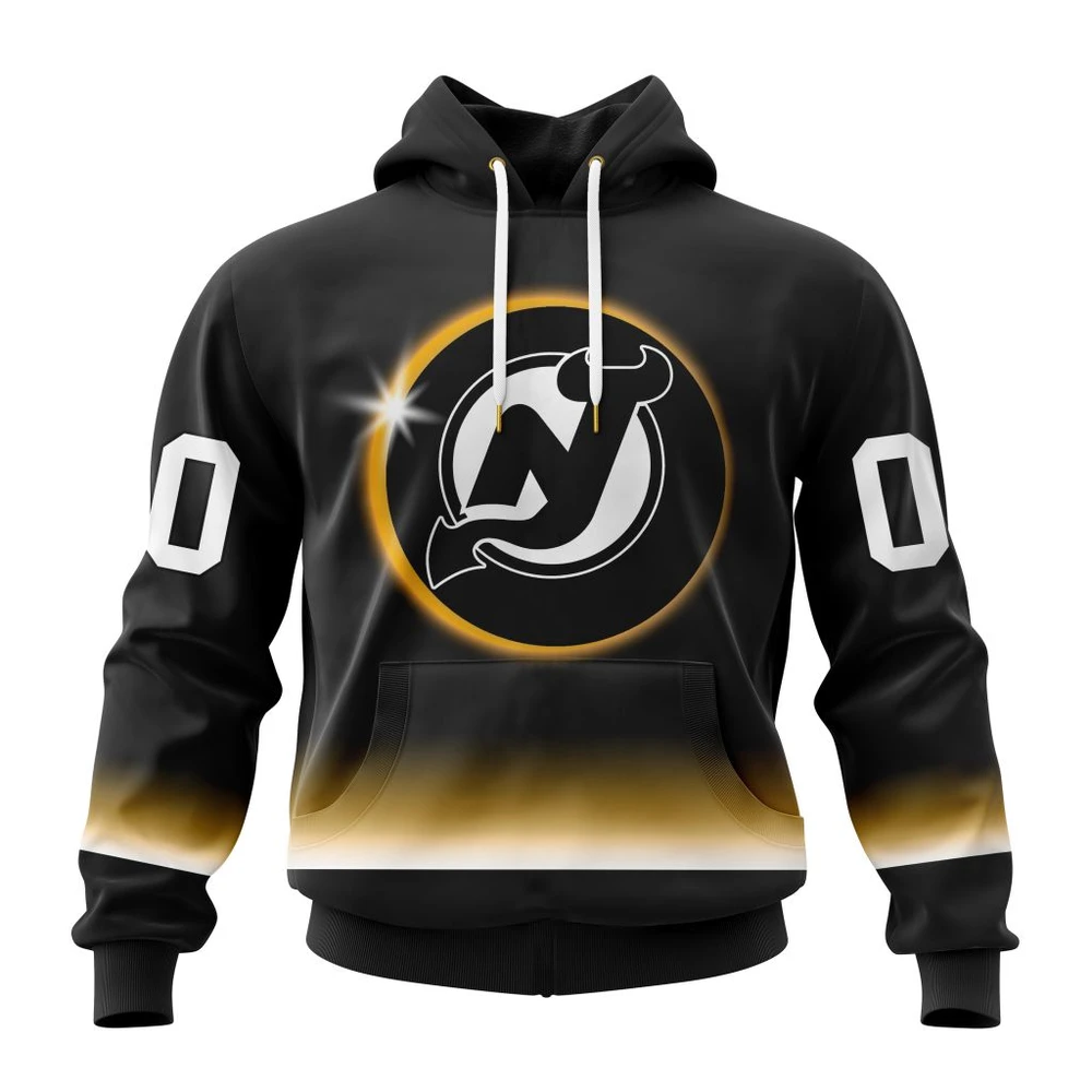 Hoodie NHL New Jersey Devils Special Eclipse Design St2401 QTNHL080524A630HD