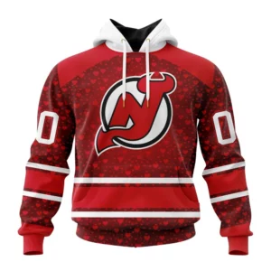 Hoodie NHL New Jersey Devils Special Gift For Valentines Day St2401 QTNHL080524A995HD