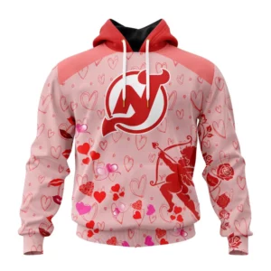 Hoodie NHL New Jersey Devils Special Gift For Valentines Day St2402 QTNHL080524A963HD