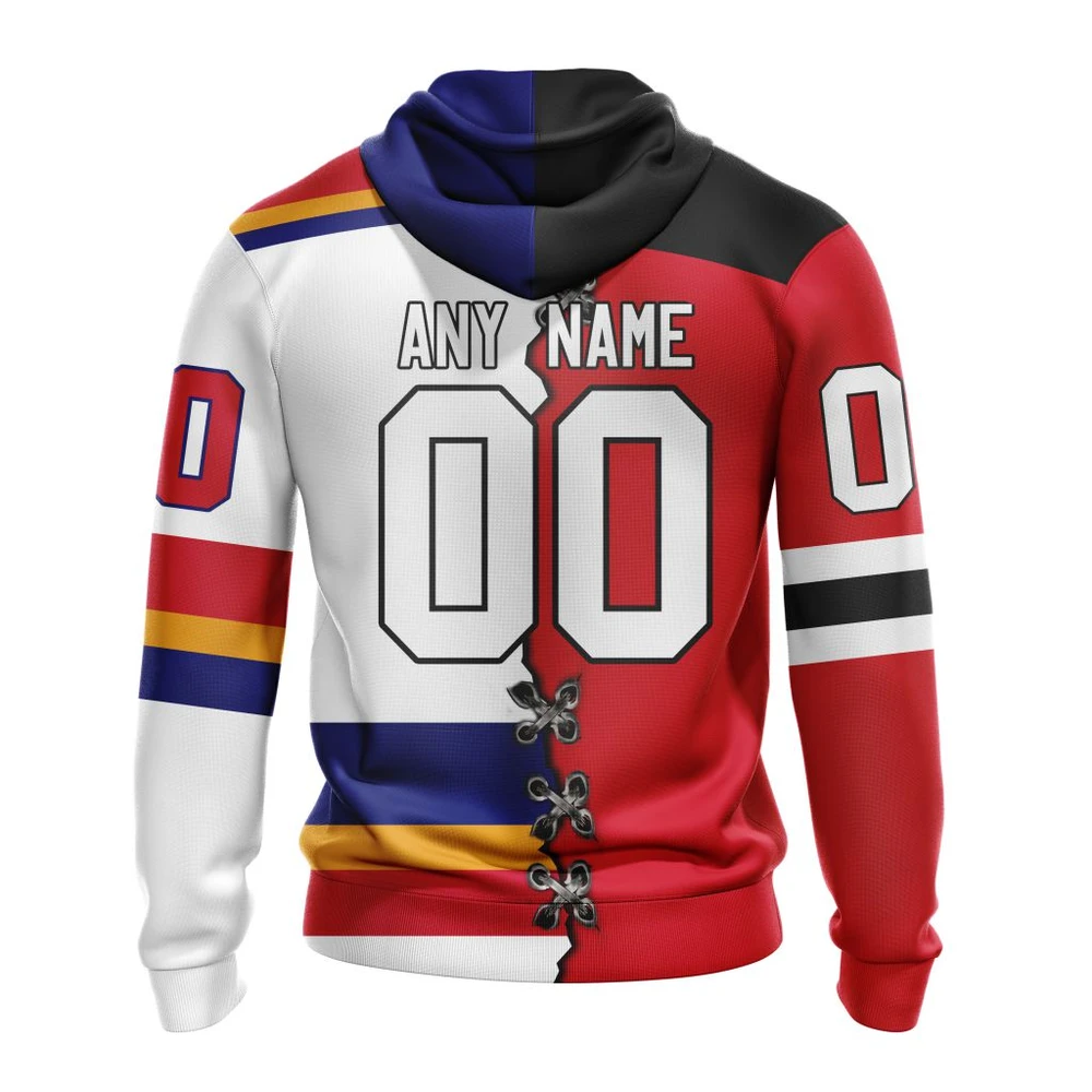 Hoodie NHL New Jersey Devils Special Home Mix Reverse Retro Personalized Kits QTNHL080524A931HD - Image 2
