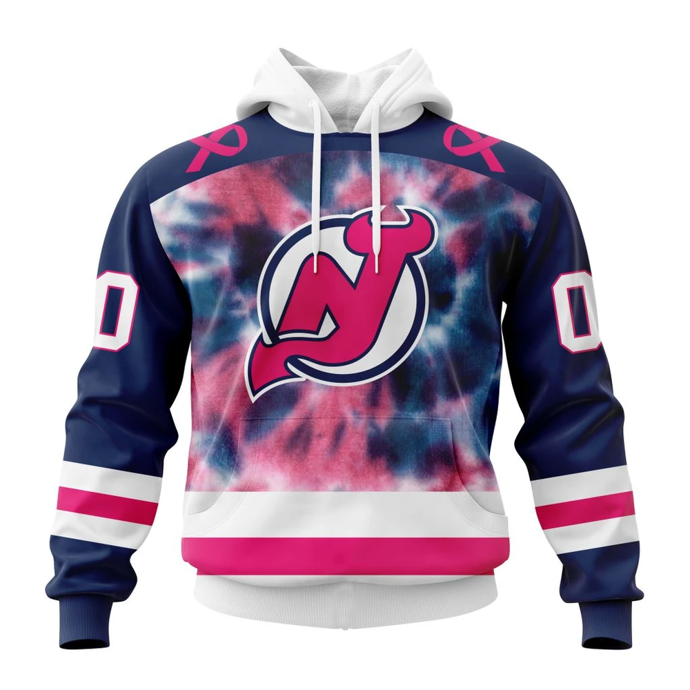 Hoodie NHL New Jersey Devils Special Pink October Fight Breast Cancer St2303 QTNHL080524A1832HD