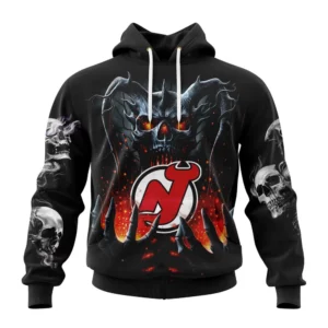 Hoodie NHL New Jersey Devils Special Skull Art Design St2301 QTNHL080524A1214HD