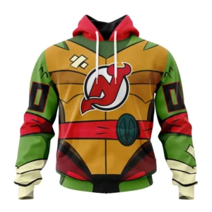 Hoodie NHL New Jersey Devils Special Teenage Mutant Ninja Turtles Design St2301 QTNHL080524A2270HD