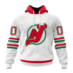 Hoodie NHL New Jersey Devils Special Whiteout Design St2401 QTNHL080524A566HD
