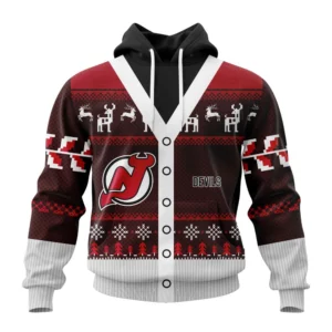 Hoodie NHL New Jersey Devils, Specialized Chrismas Season QTNHL080524A2794HD