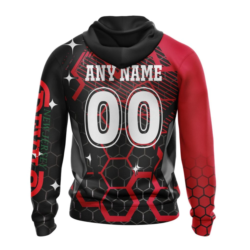 Hoodie NHL New Jersey Devils, Specialized Design With Motocross Syle V0222 QTNHL080524A3386HD - Image 2