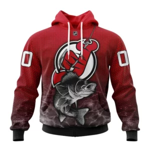 Hoodie NHL New Jersey Devils, Specialized Fishing Style St2201 QTNHL080524A3994HD