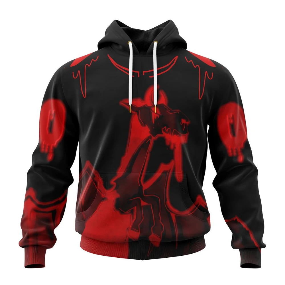 Hoodie NHL New Jersey Devils, Specialized Jersey For Halloween Night QTNHL080524A3195HD