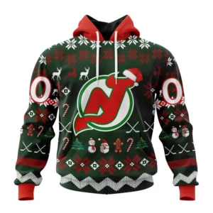 Hoodie NHL New Jersey Devils, Specialized Unisex Christmas Is Coming QTNHL080524A2936HD