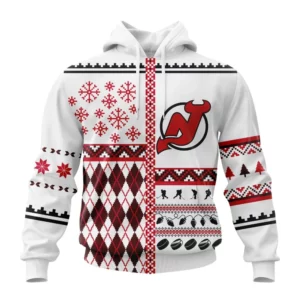 Hoodie NHL New Jersey Devils, Specialized Unisex Christmas Is Coming V01 QTNHL080524A2909HD