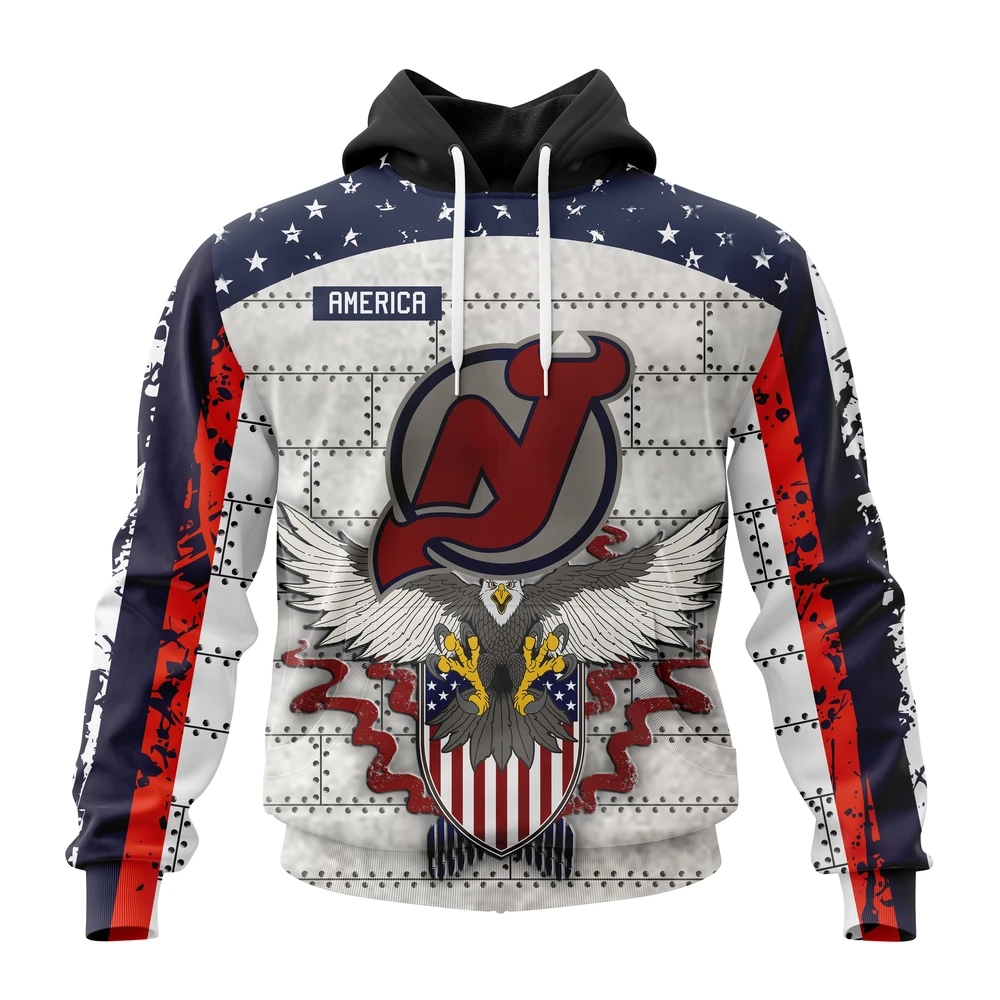 Hoodie NHL New Jersey Devils, Specialized Unisex In Us Concepts V0222 QTNHL080524A2884HD