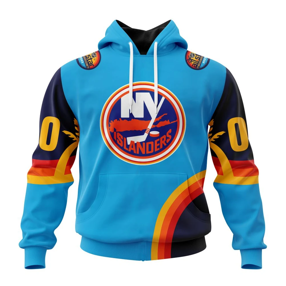 Hoodie NHL New York Islanders Special All-Star Game Design With Atlantic Ocean QTNHL080524A2562HD