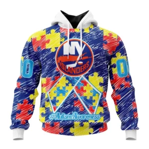 Hoodie NHL New York Islanders Special Autism Awareness Design St2201 QTNHL080524A2472HD