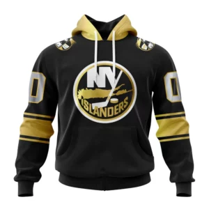Hoodie NHL New York Islanders Special Black And Gold Design St2401 QTNHL080524A768HD
