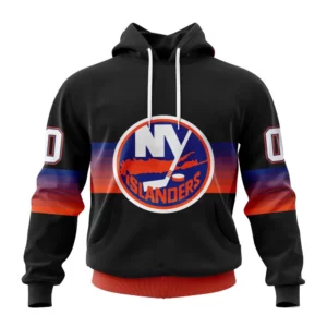 Hoodie NHL New York Islanders Special Black And Gradient Design St2301 QTNHL080524A1406HD
