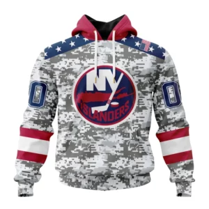 Hoodie NHL New York Islanders Special Camo Design For Veterans Day St2301 QTNHL080524A1802HD