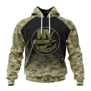Hoodie NHL New York Islanders Special Camo Design For Veterans Day St2302 QTNHL080524A1775HD