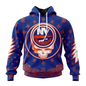 Hoodie NHL New York Islanders Special Grateful Dead Design St2303 QTNHL080524A236HD