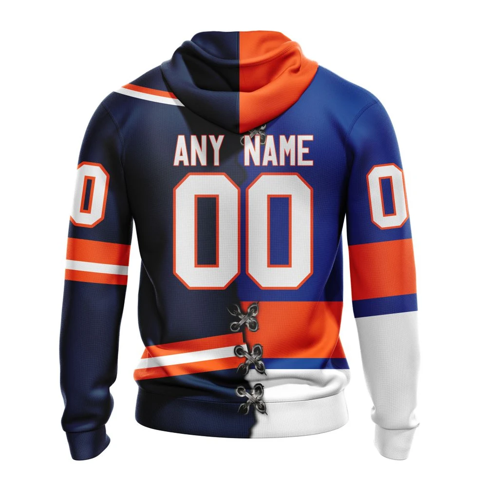 Hoodie NHL New York Islanders Special Home Mix Reverse Retro Personalized Kits QTNHL080524A167HD - Image 2