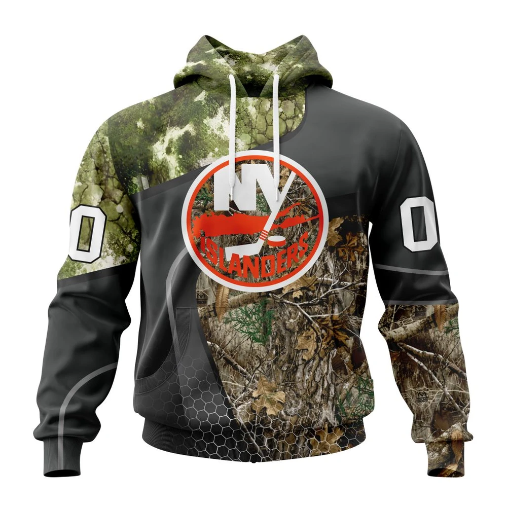 Hoodie NHL New York Islanders Special Hunting Camo Design St2302 QTNHL080524A1312HD