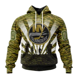 Hoodie NHL New York Islanders Special Military Camo Kits For Veterans Day And Rememberance Day St2201 QTNHL080524A3482HD